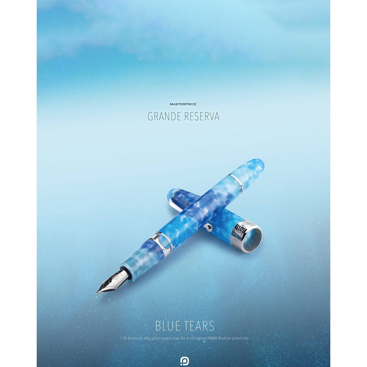 Penlux Masterpiece Grande Reserva Blue Tears Fountain Pen