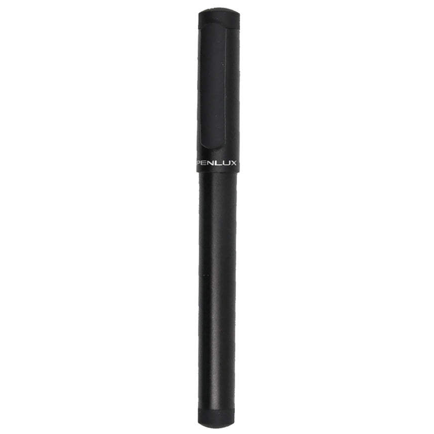 Penlux Junior Metallic Black Fountain Pen