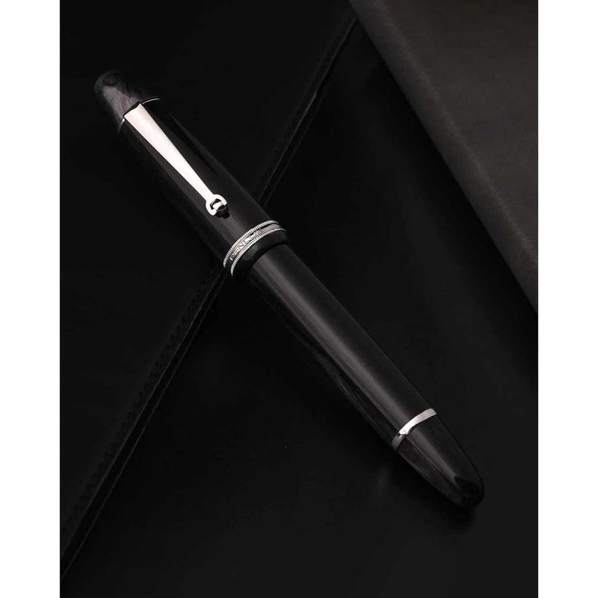 Penlux Masterpiece Grande Black Wave Fountain Pen