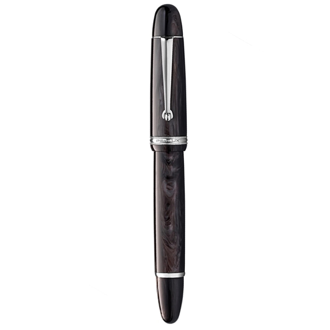 Penlux | Masterpiece Grande | Fountain Ink Pen | Black Wave Body | Piston Filling