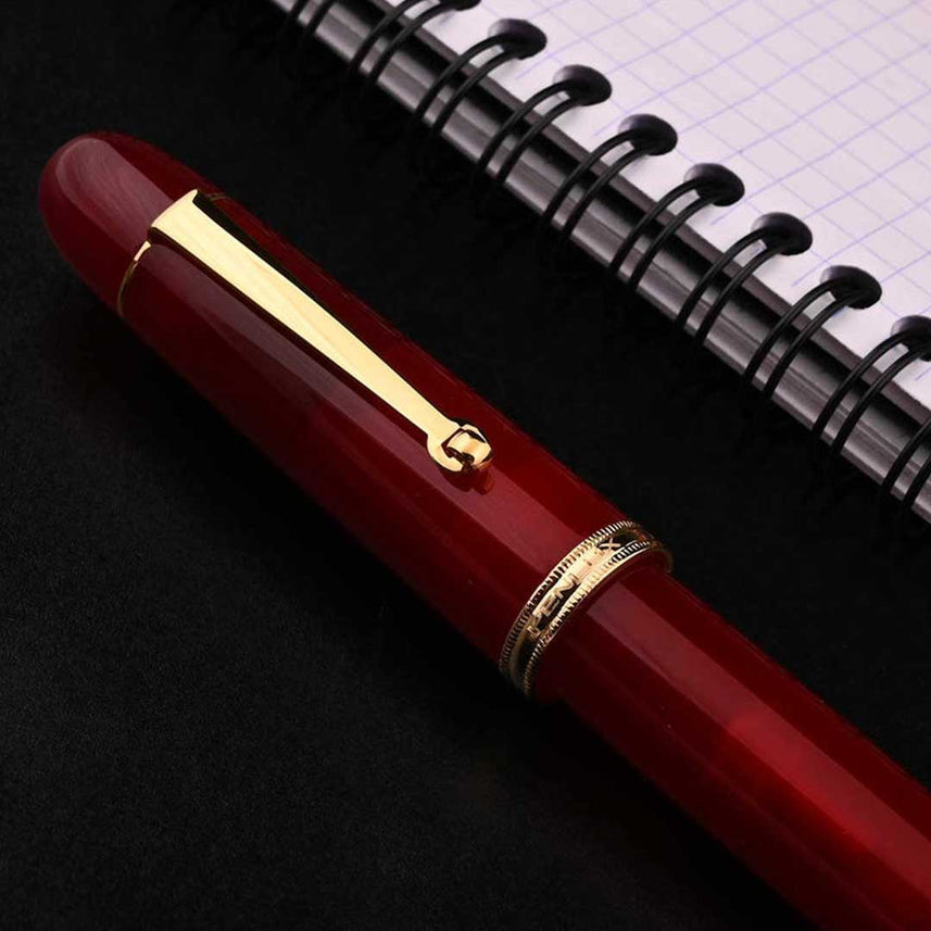 Penlux | Masterpiece Grande | Fountain Pen | Daybreak | Red | Piston Filling