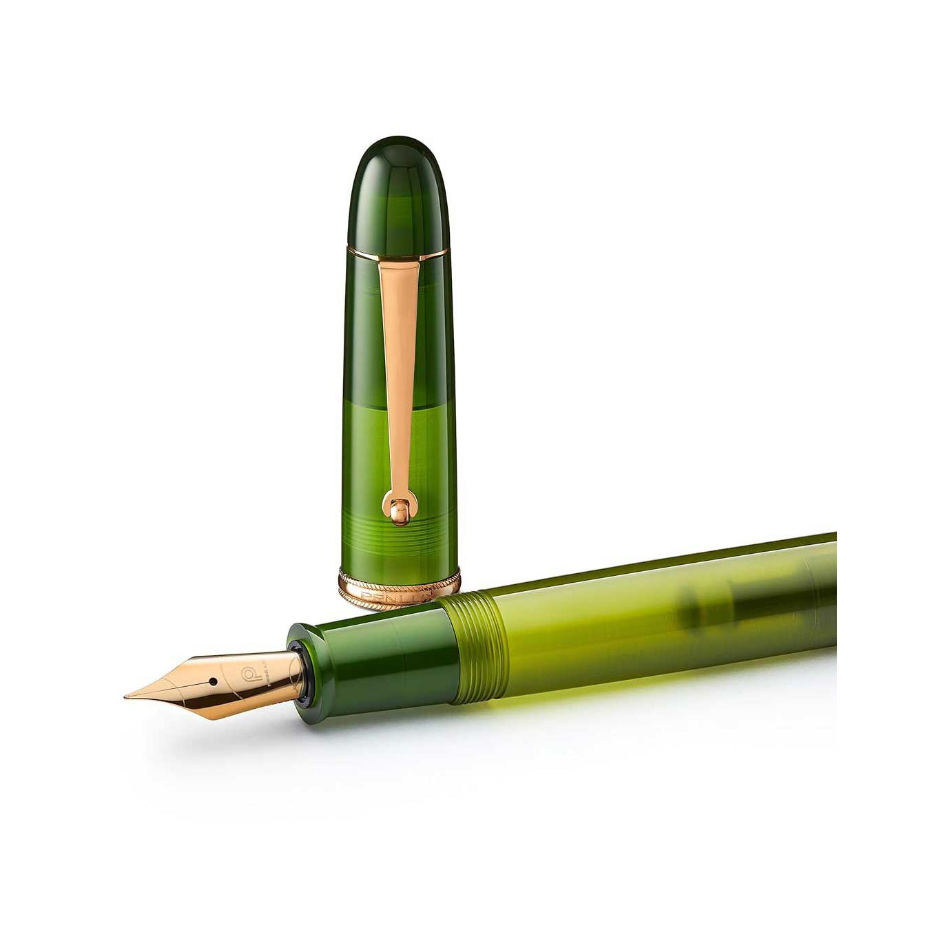 Penlux | Masterpiece Grande | Fountain Pen | Rain Forest | Green | Piston Filling