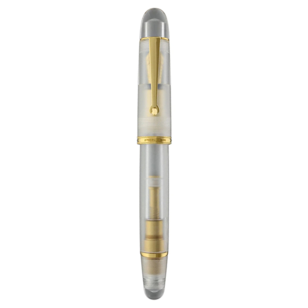 Penlux | Masterpiece Grande | Fountain Pen | Cloudy Bay | Clear Gold Trims | Piston Filling