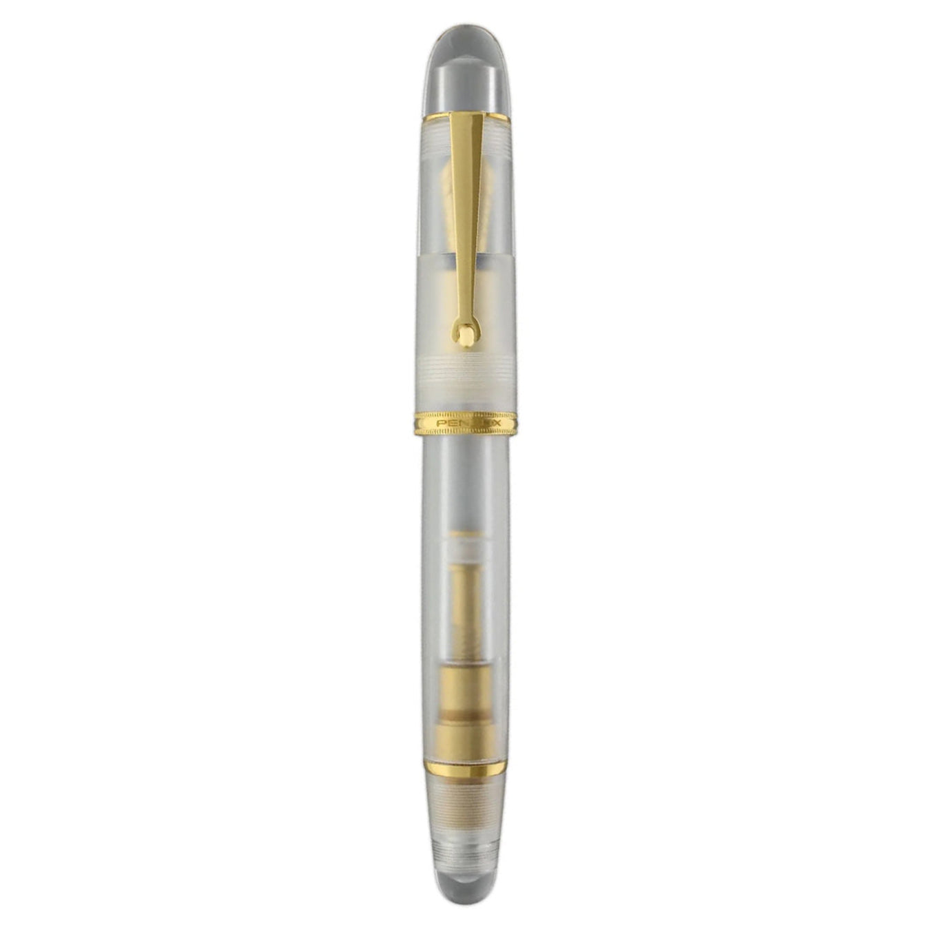 Penlux | Masterpiece Grande | Fountain Pen | Cloudy Bay | Clear Gold Trims | Piston Filling