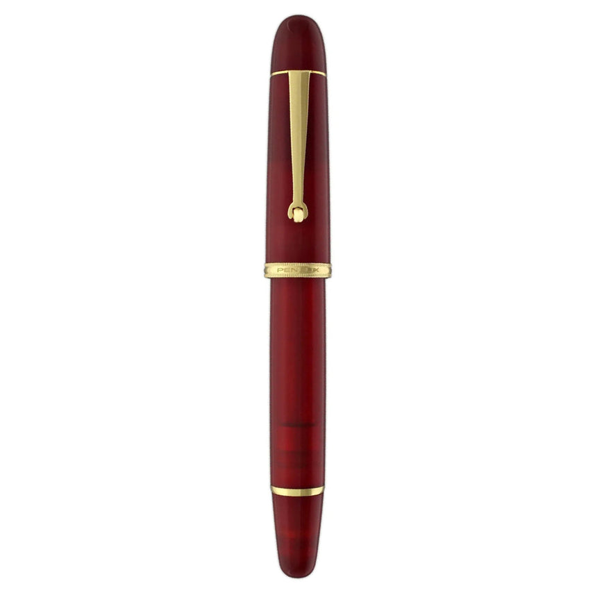 Penlux | Masterpiece Grande | Fountain Pen | Daybreak | Red | Piston Filling