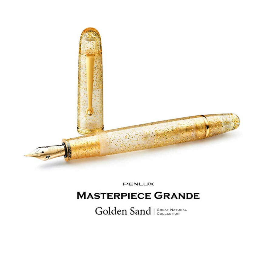 Penlux Masterpiece Grande Golden Sand Fountain Pen