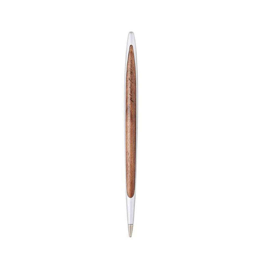 Pininfarina Cambiano Classic Ethergraf Pencil with Solid Wood Desk Stand – Aluminium