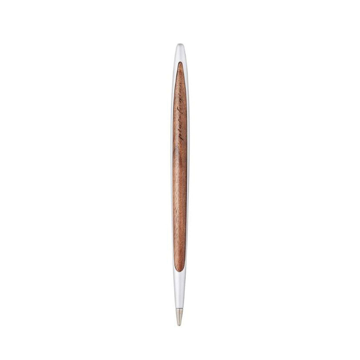 Pininfarina Cambiano Classic Ethergraf Pencil with Solid Wood Desk Stand – Aluminium