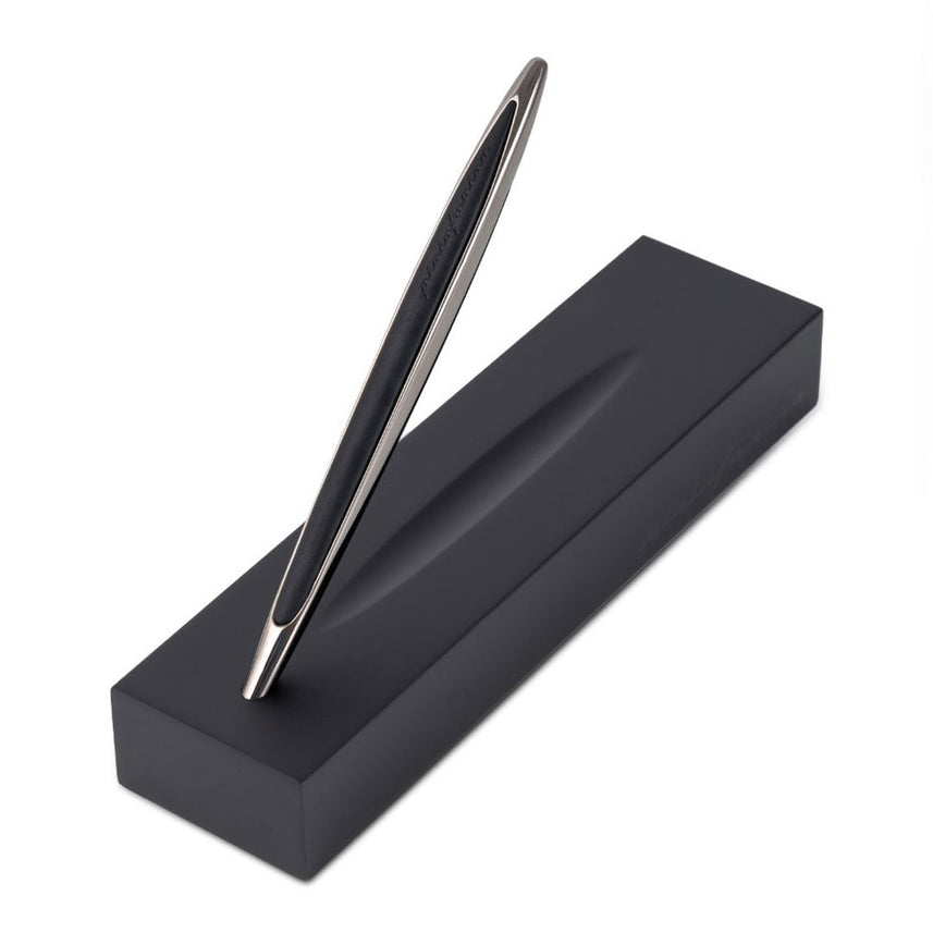 Pininfarina Cambiano Black Edition Ethergraf Pencil with Solid Wood Base