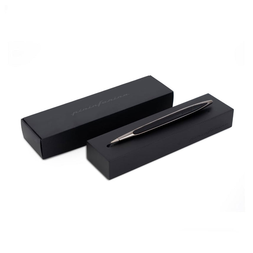 Pininfarina Cambiano Black Edition Ethergraf Pencil with Solid Wood Base
