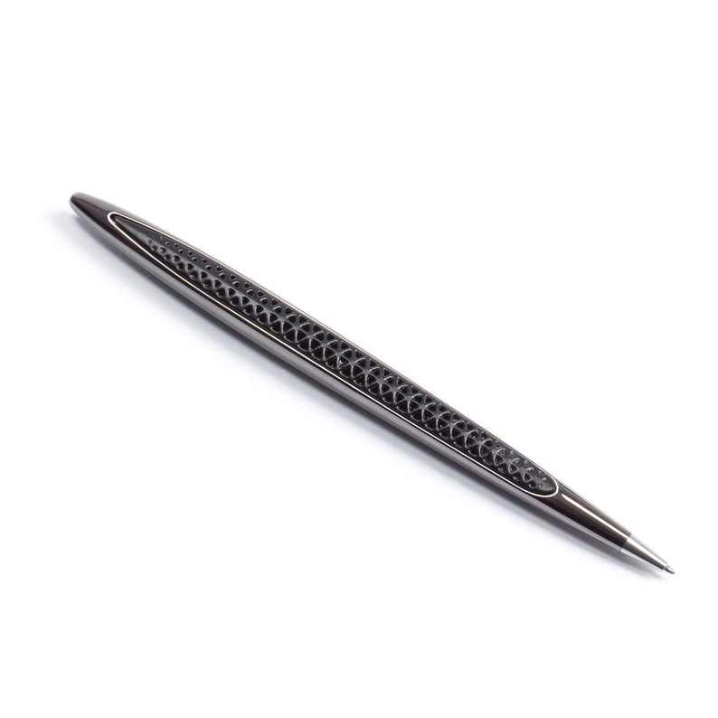 Pininfarina | Cambiano Transitions | Black | Ballpoint | Inclined Desk Stand