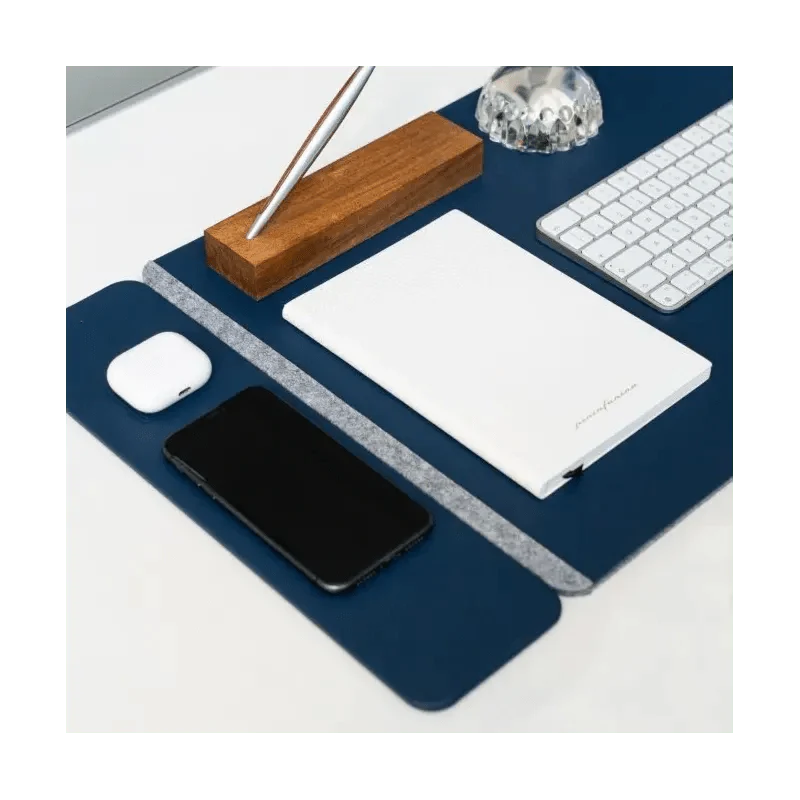 Pininfarina Deskpro Desk Pad – Blue - penpencilink