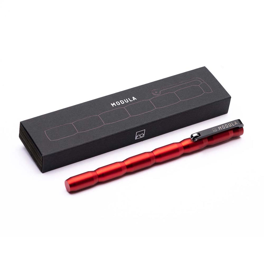Pininfarina Forever Modula Aluminum GrafeeX Pencil and Ballpoint Pen – Red