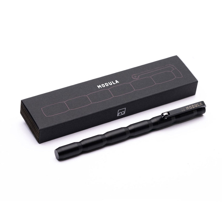 Pininfarina Forever Modula Aluminum GrafeeX Pencil and Ballpoint Pen – Black