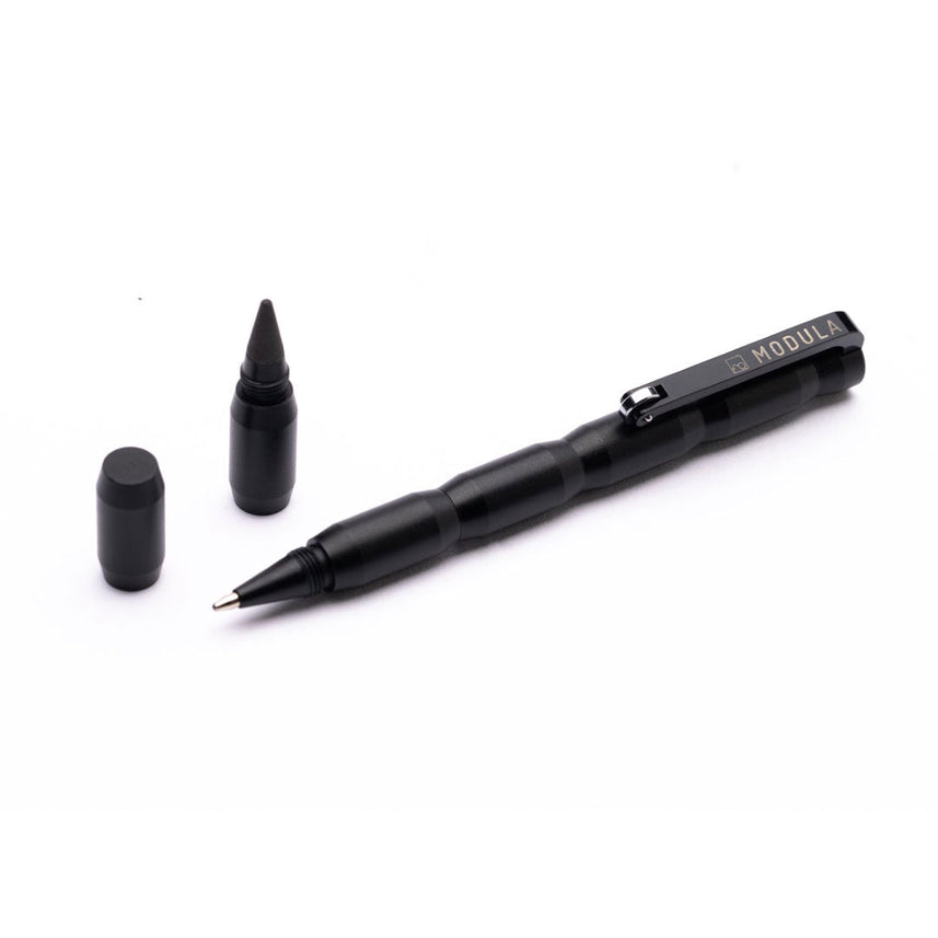 Pininfarina | Forever Modula | Aluminum | GrafeeX Tip Pencil & Ballpoint Pen | Black