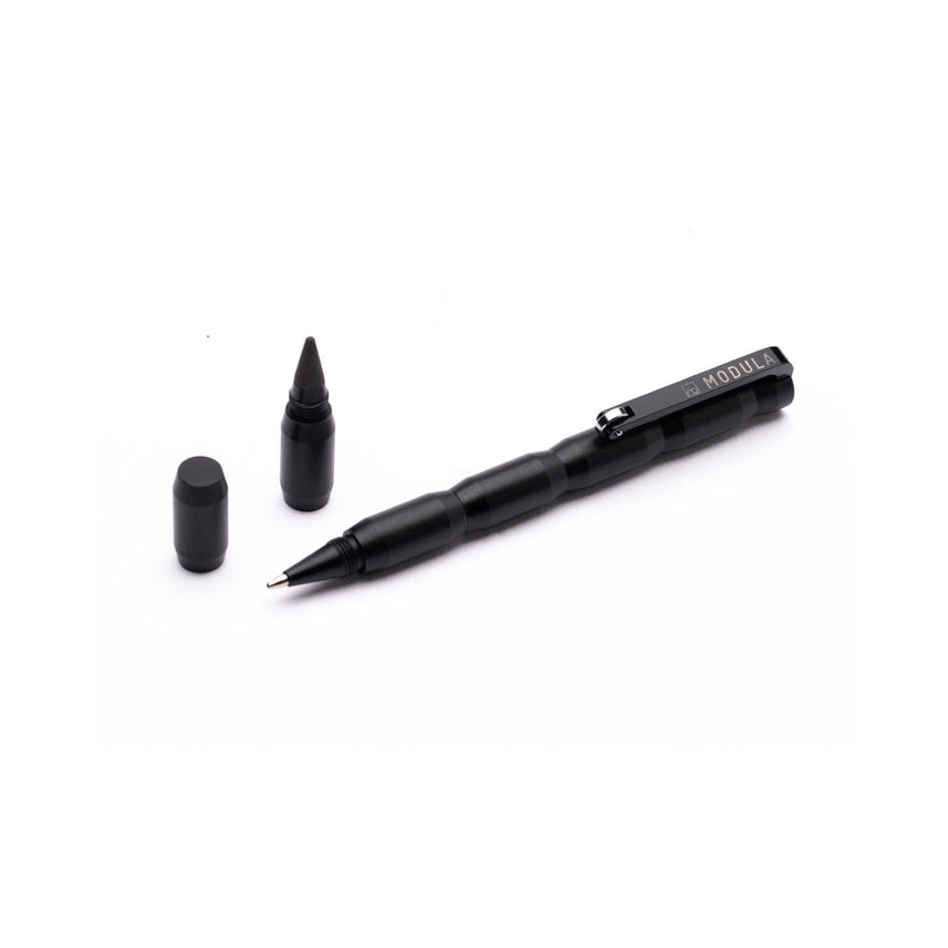 Pininfarina Forever Modula Aluminum GrafeeX Pencil and Ballpoint Pen – Black