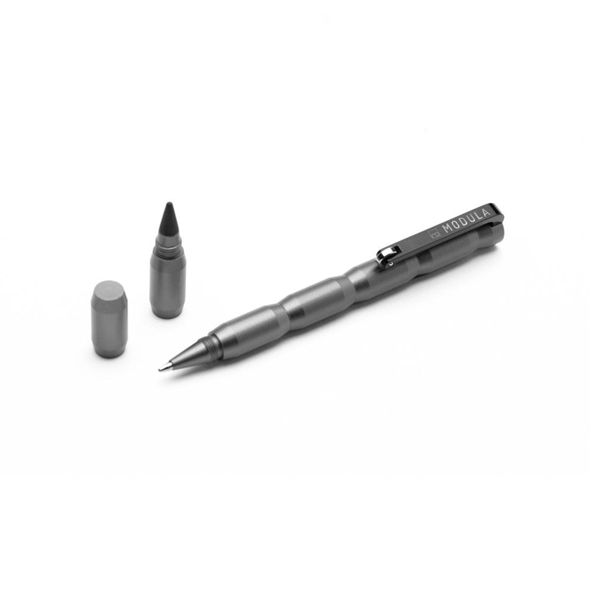 Pininfarina Forever Modula Aluminum GrafeeX Pencil and Ballpoint Pen – Charcoal