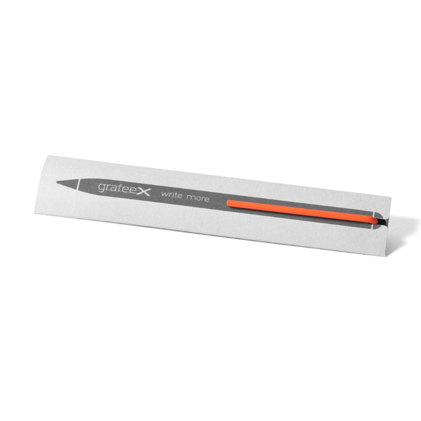 Pininfarina | Grafeex | Graphite Pencil | Brass Barrel | Orange | 0.7mm Mechanical Pencil
