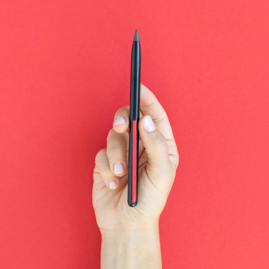 Pininfarina Grafeex Graphite Pencil Brass Barrel 0.7mm – Red