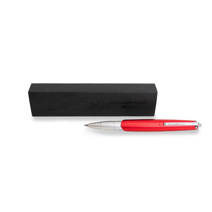 Pininfarina PF Go Red Retractable Ballpoint Pen with Twist Mechanism