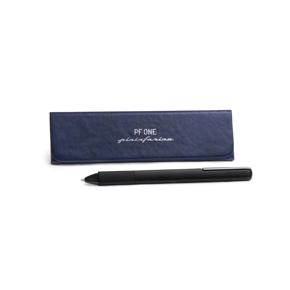 Pininfarina PF One Black Retractable Ballpoint Pen with Twist Mechanism