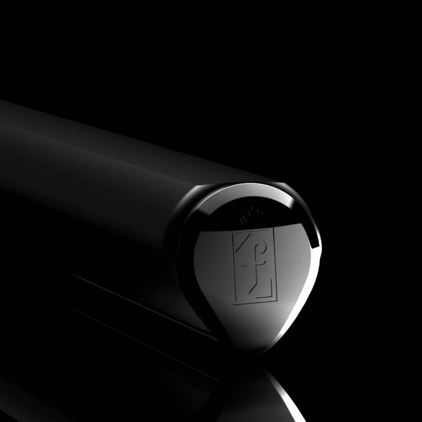Pininfarina PF One Black Retractable Ballpoint Pen with Twist Mechanism