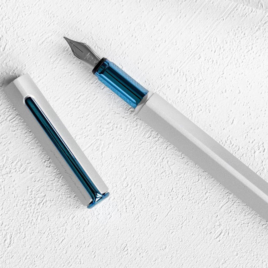 Pininfarina PF One Fountain Pen – Blue Silver