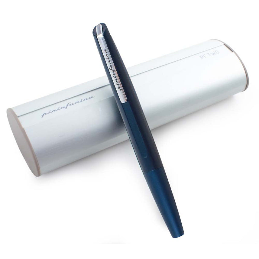 Pininfarina | Pf Two  Dark Blue | Retractable Ballpoint Pen with Twist Mechanism