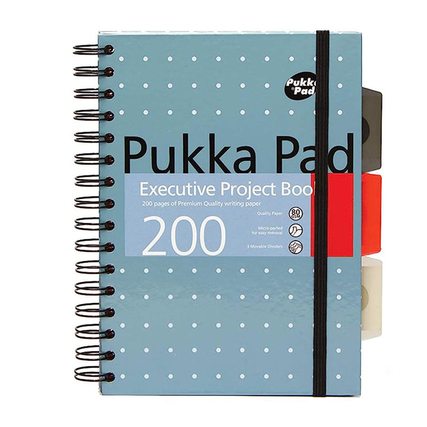 Pukka Pad | A5 | Executive Project Book | Metallic Pink