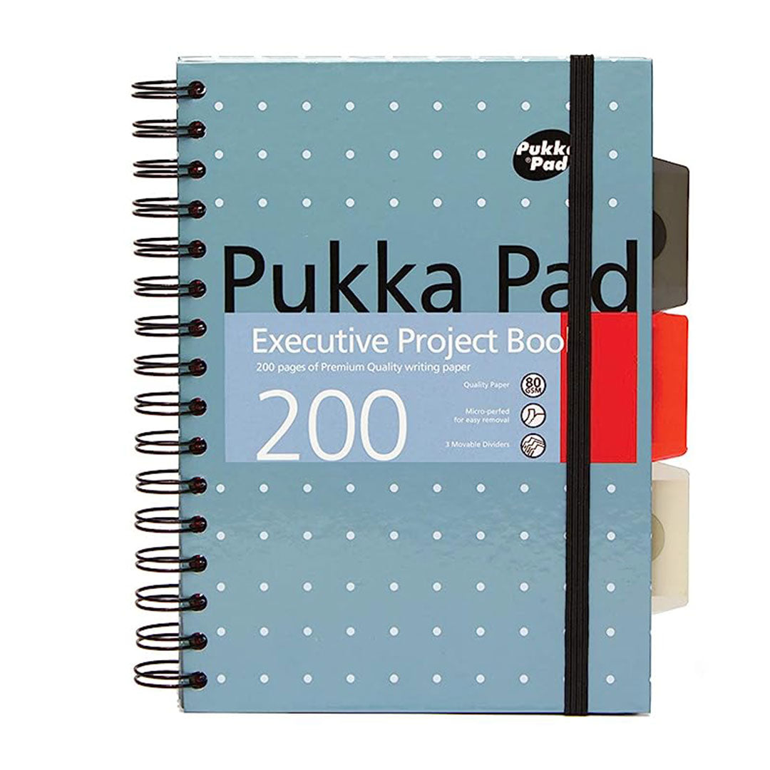 Pukka Pad | A5 | Executive Project Book | Metallic Pink