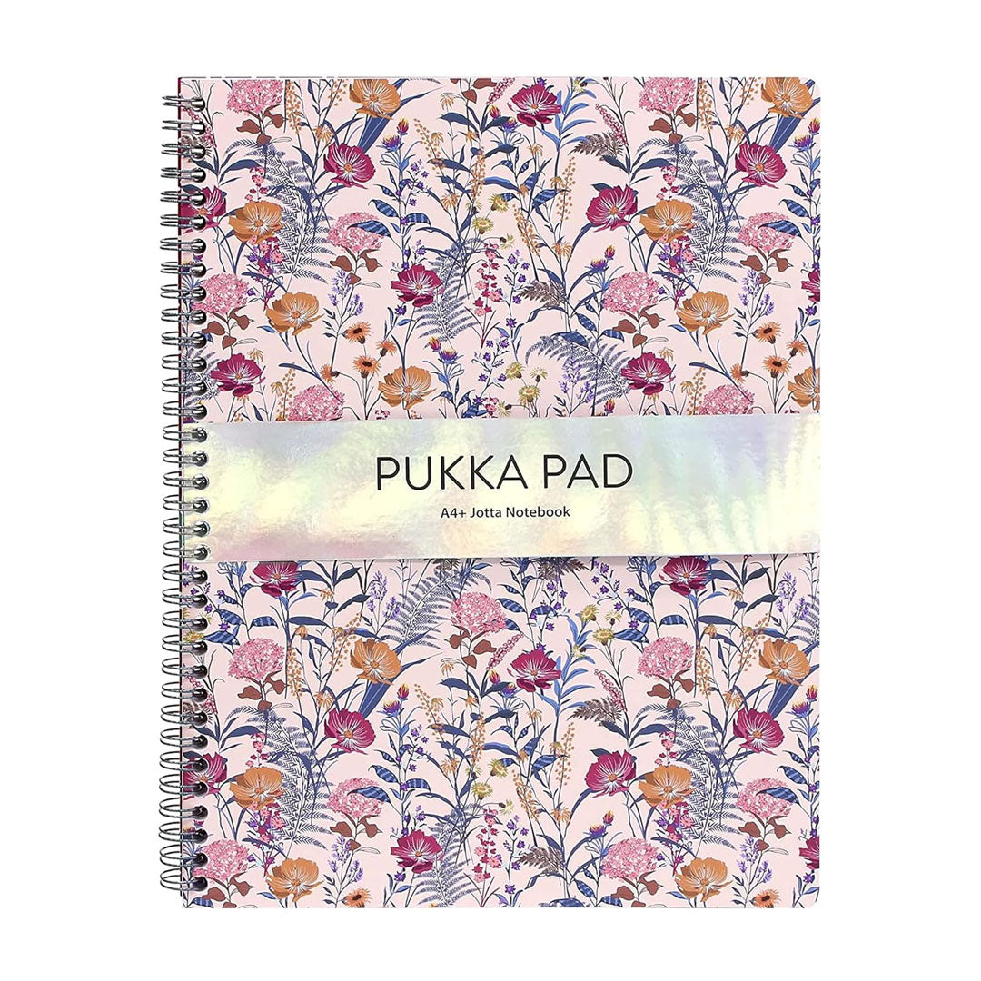 Pukka Pad | A4 | Jotta Notebook | Ruled | Cream Floral