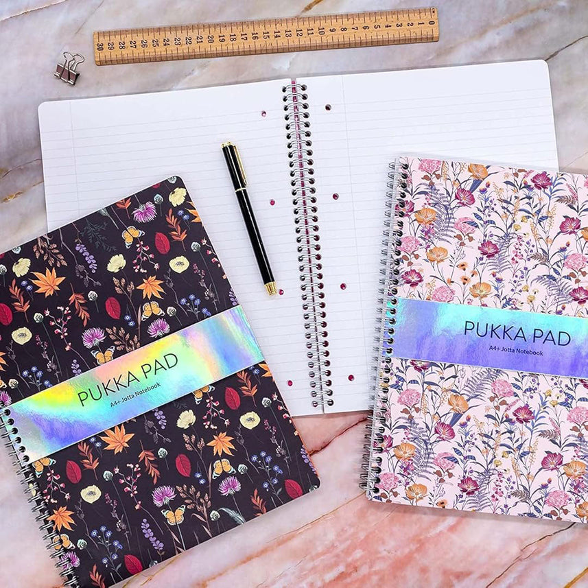 Pukka Pad | A4 | Jotta Notebook | Ruled | Cream Floral