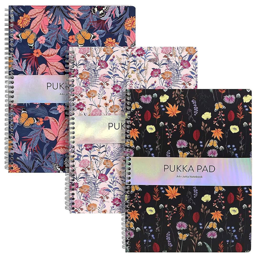 Pukka Pad | A4 | Jotta Notebook | Ruled | Cream Floral