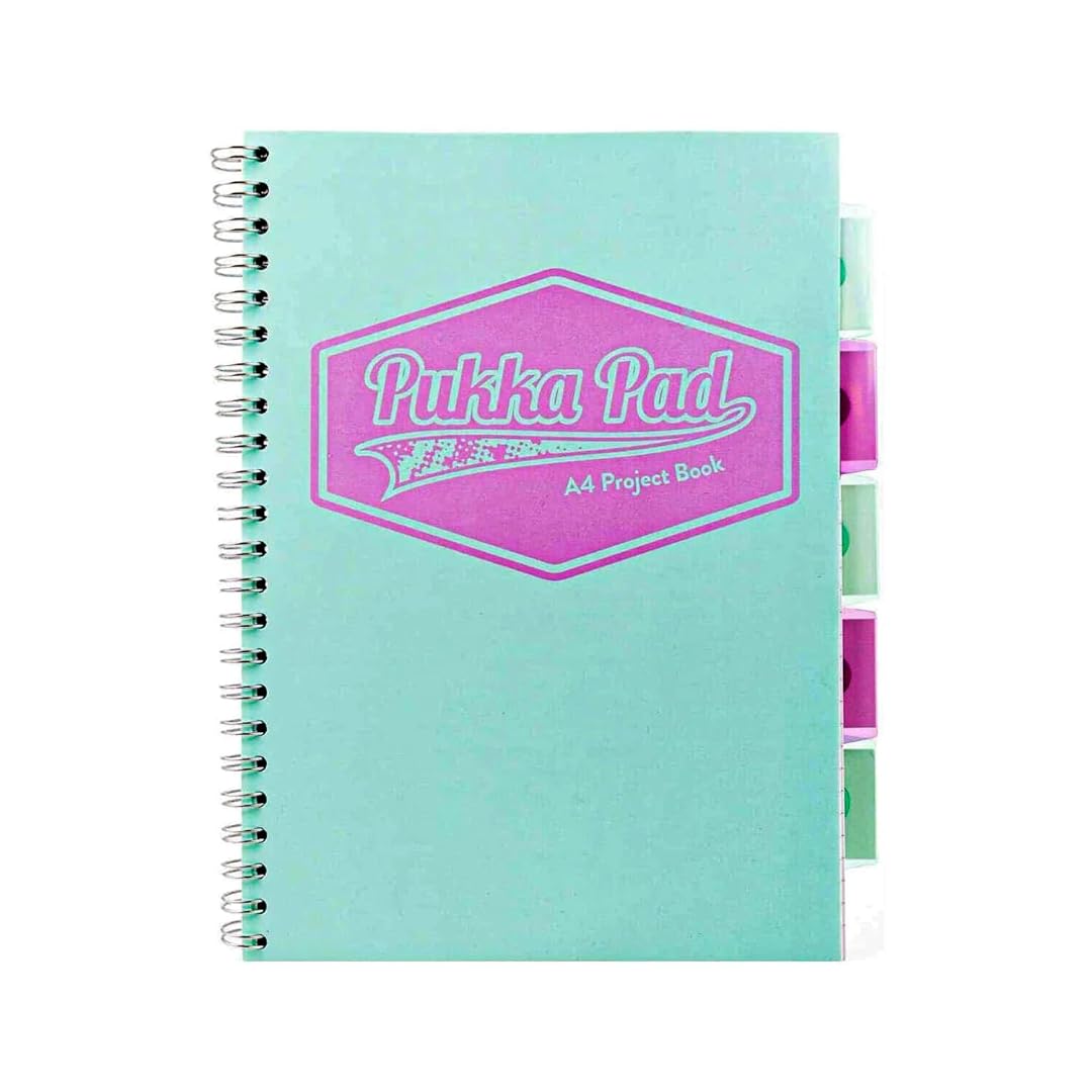 Pukka Pad | A4 | Project Book | Pastel Mint