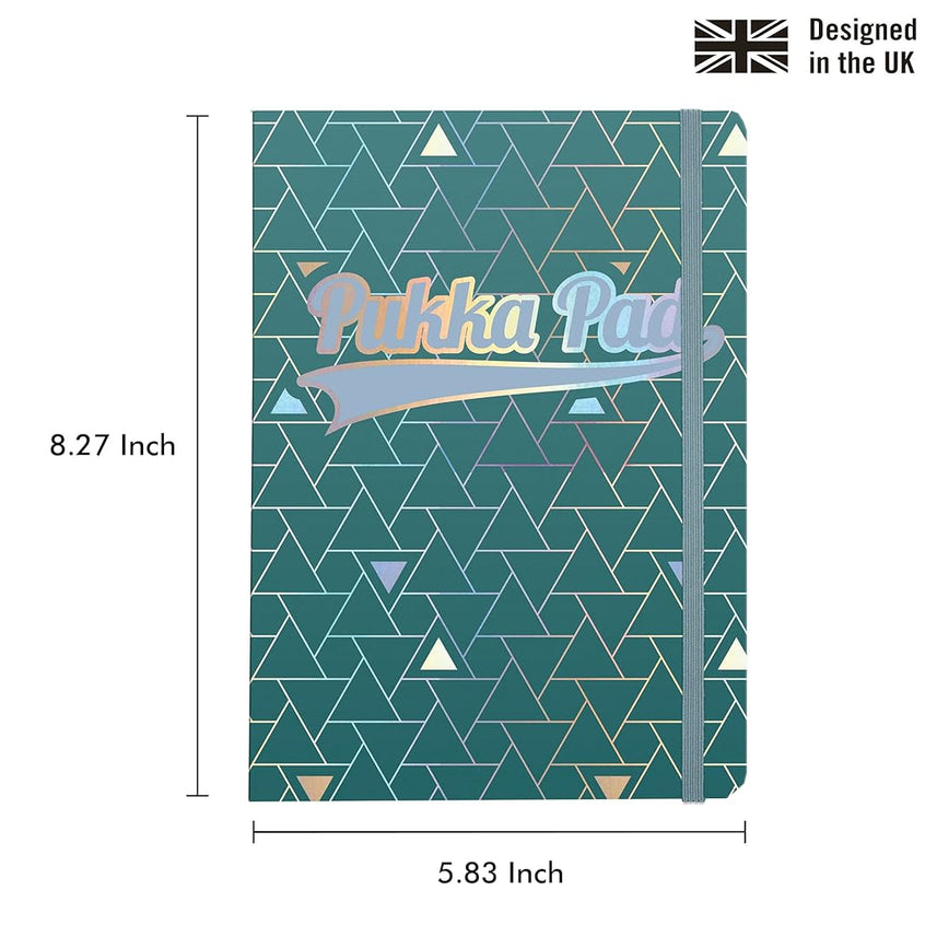 Pukka Pad | A5 | Glee Project Book | Green | Pack of 3