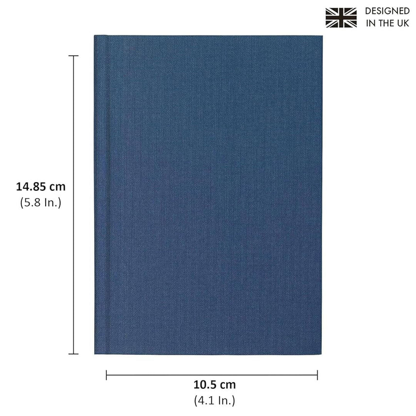 Pukka Pad | A6 | Manuscript Ruled | Pack of 3 | Blue