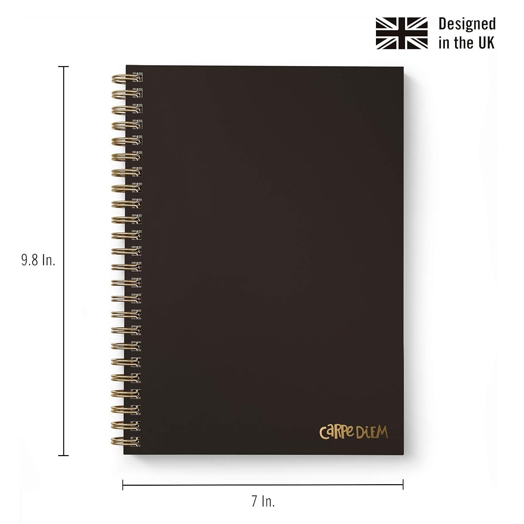 Pukka Pad | B5 | Carpe Diem | Black | Pack of 3