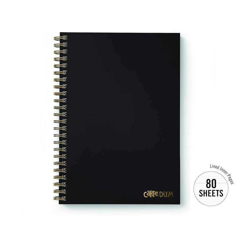 Pukka Pad | B5 | Carpe Diem | Black | Pack of 3