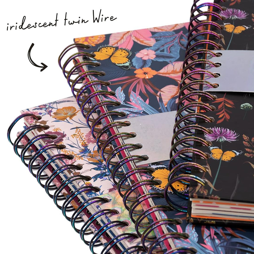 Pukka Pad | B5 | Subject book | Pack of 3 | Black Blue Cream