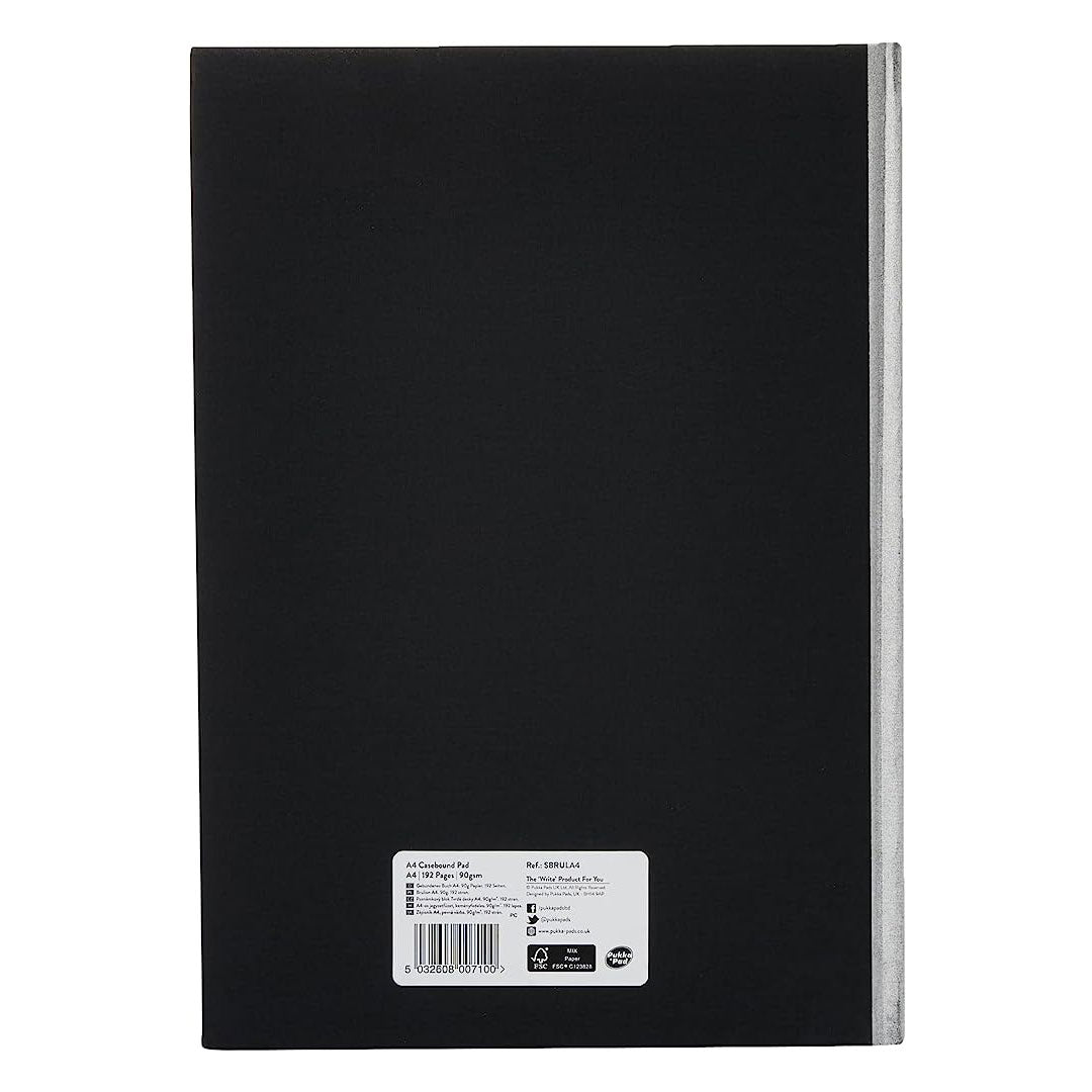 Pukka Pad | A5 | Casebound Pad | Black