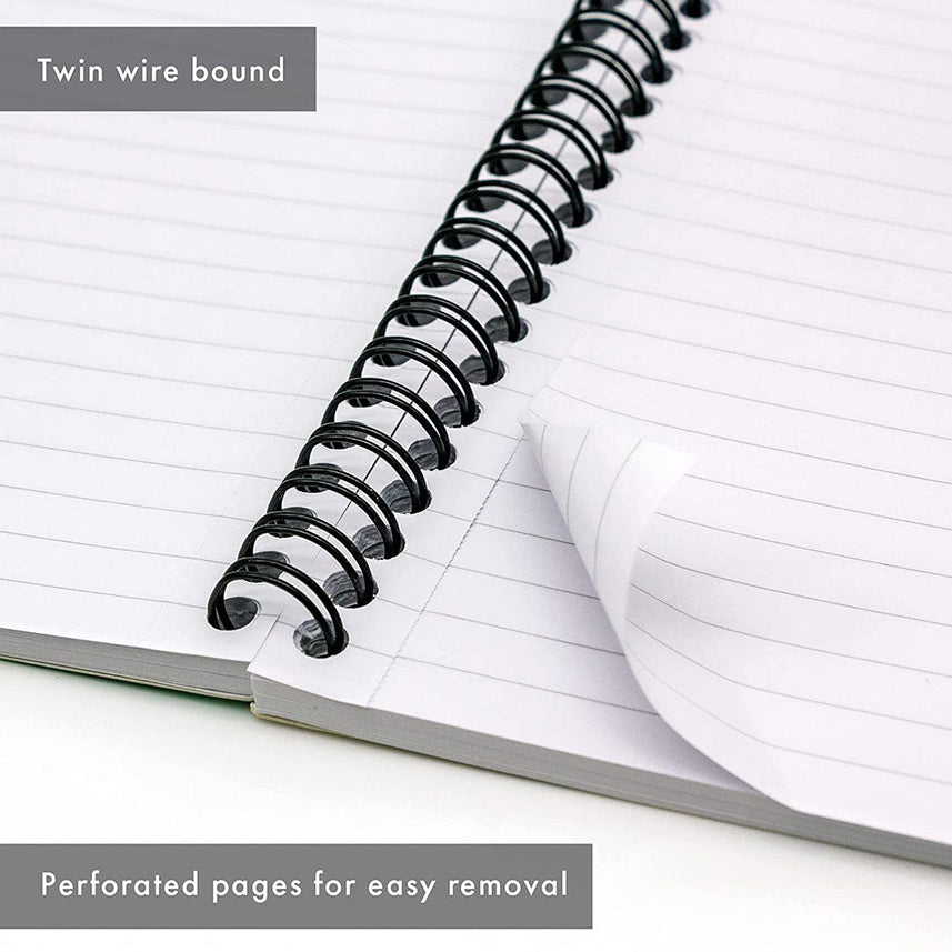 Pukka Pad | A5 | Jotta Squared Paper Notebook | Green