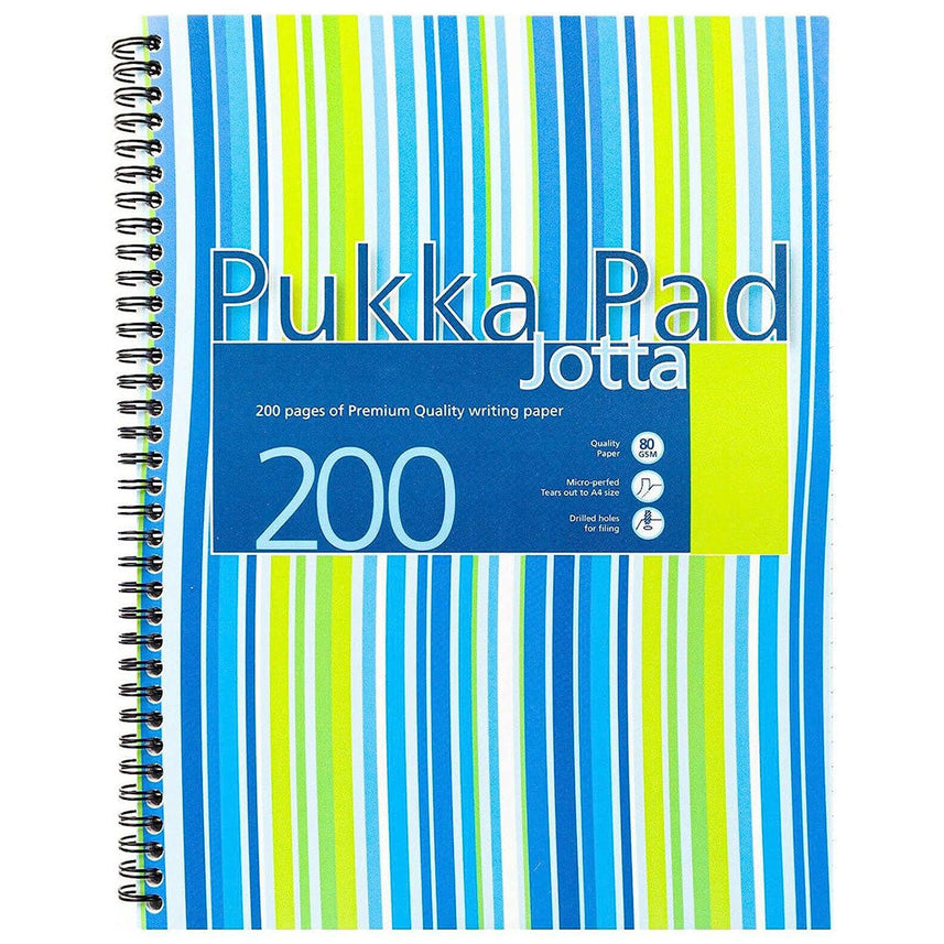 Pukka Pad | A4 | Jotta Polyprop Notebook | Blue Stripes