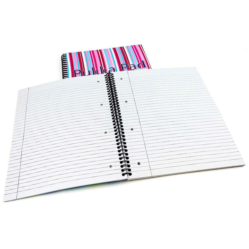 Pukka Pad | A4 | Jotta Polyprop Notebook | Blue Stripes