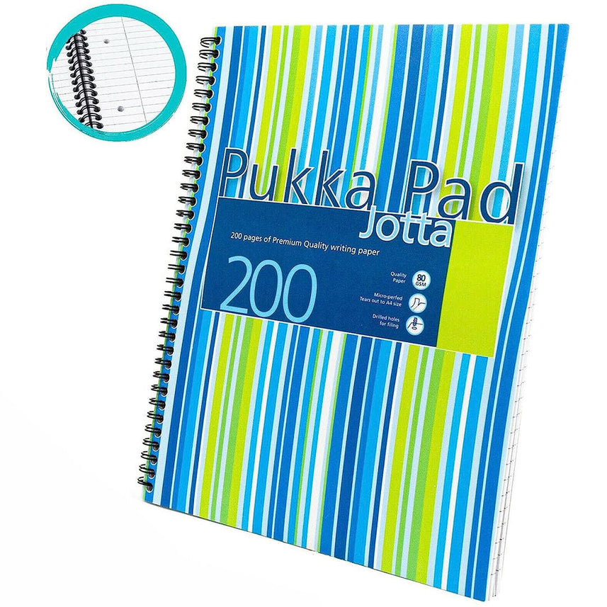 Pukka Pad | A4 | Jotta Polyprop Notebook | Blue Stripes