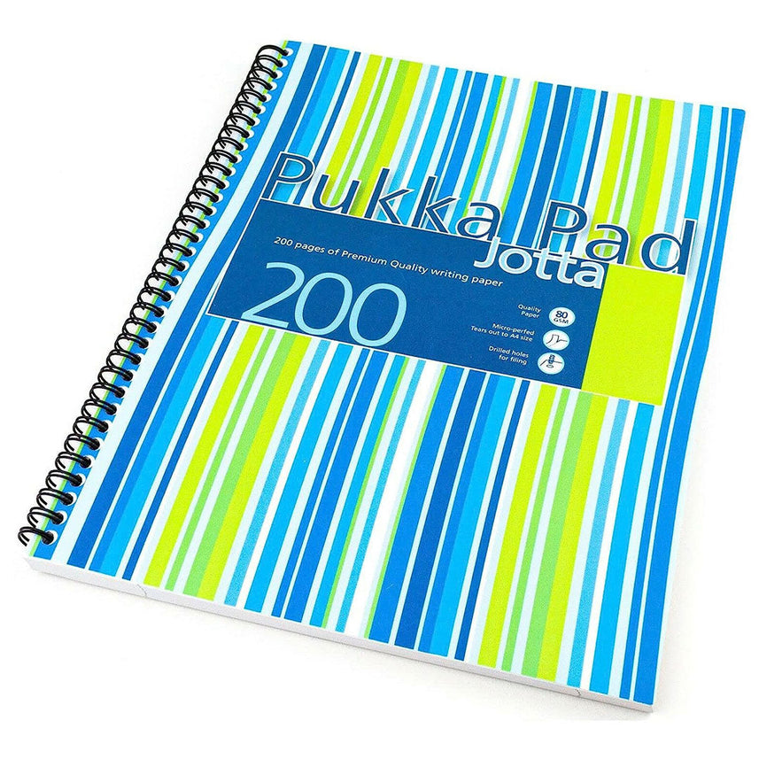 Pukka Pad | A4 | Jotta Polyprop Notebook | Blue Stripes