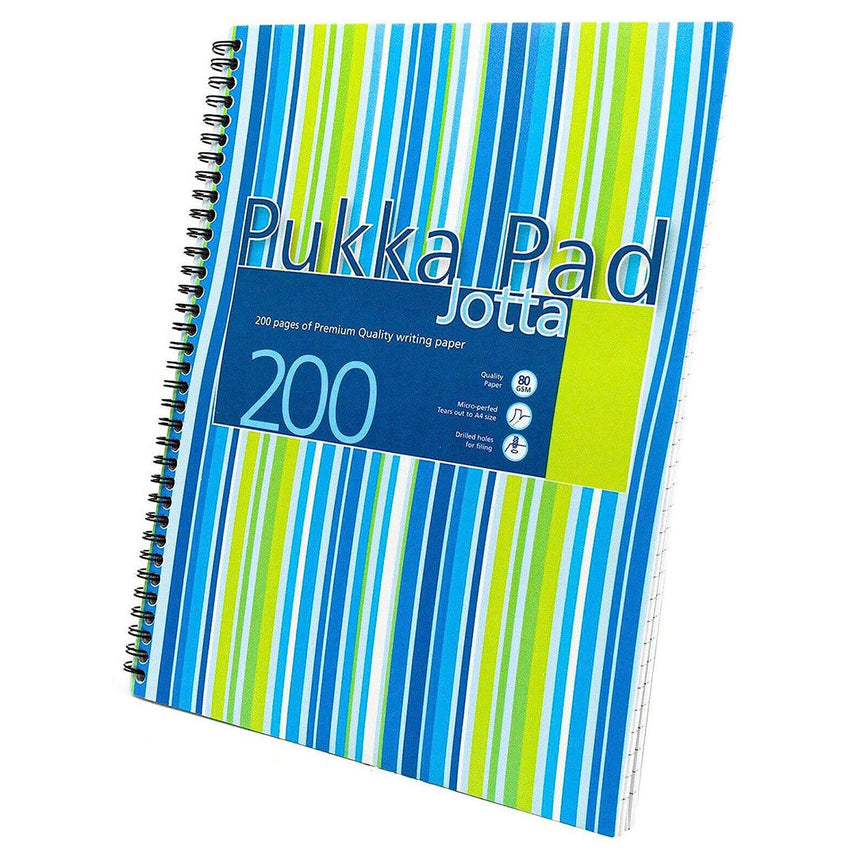 Pukka Pad | A4 | Jotta Polyprop Notebook | Blue Stripes