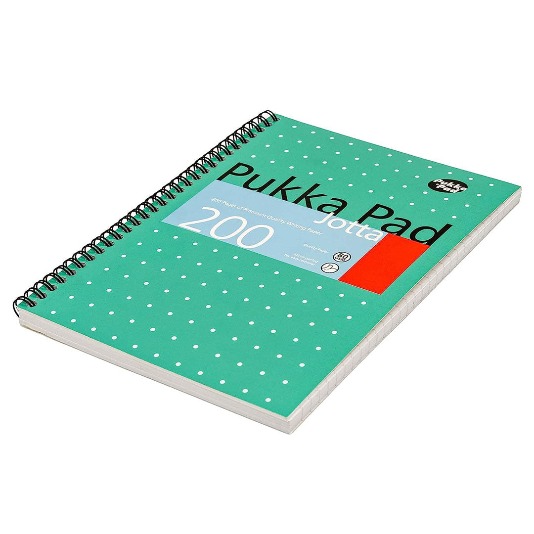 Pukka Pad | B5 | Wirebound Jotta Notebook Ruled | Metallic