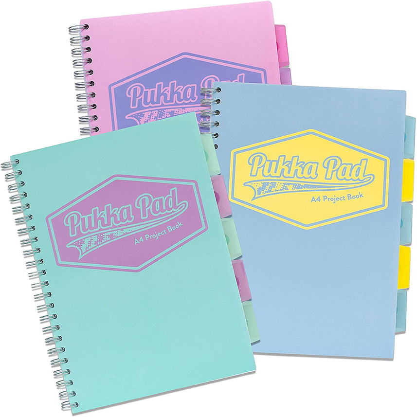 Pukka Pad | A4 | Pastel Project Book | Blue