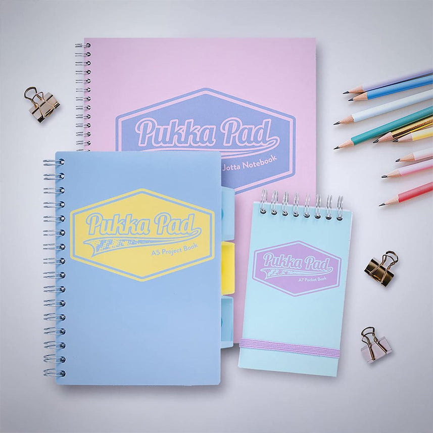 Pukka Pad | A5 | Pastel Project Book | Light Blue