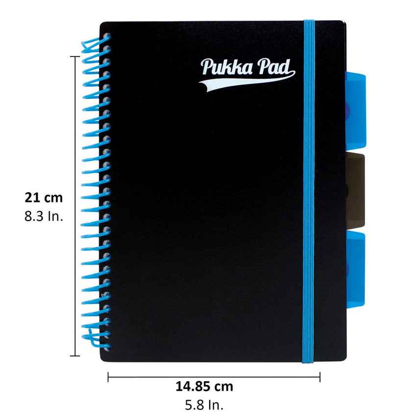 Pukka Pad | A5 | Neon Project Book | Blue